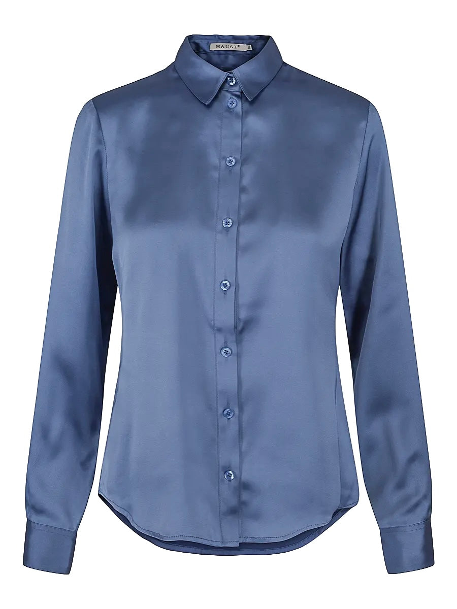 Satin favorite shirt Blå