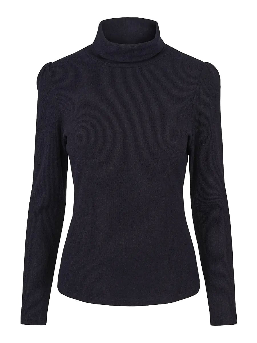 Rib Rollneck Navy