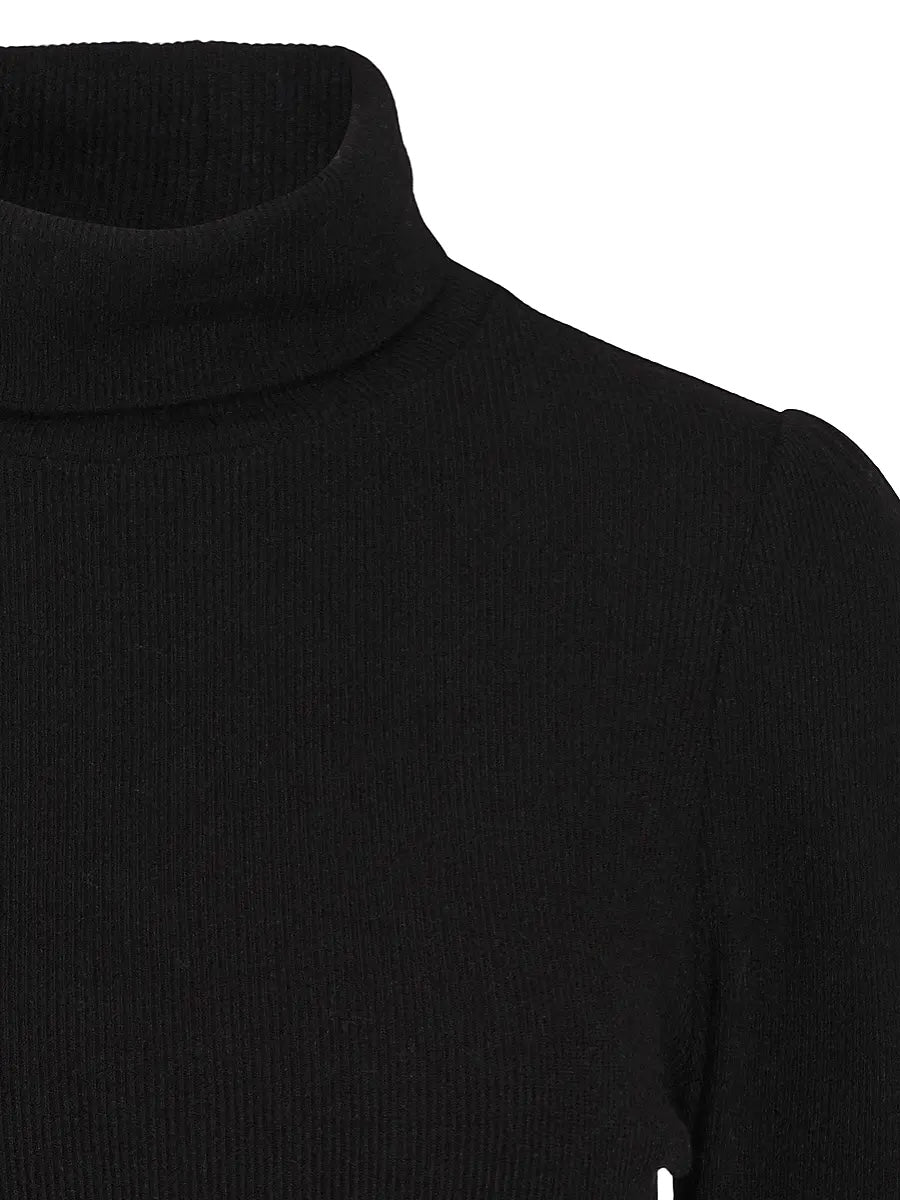 Rib Rollneck Black