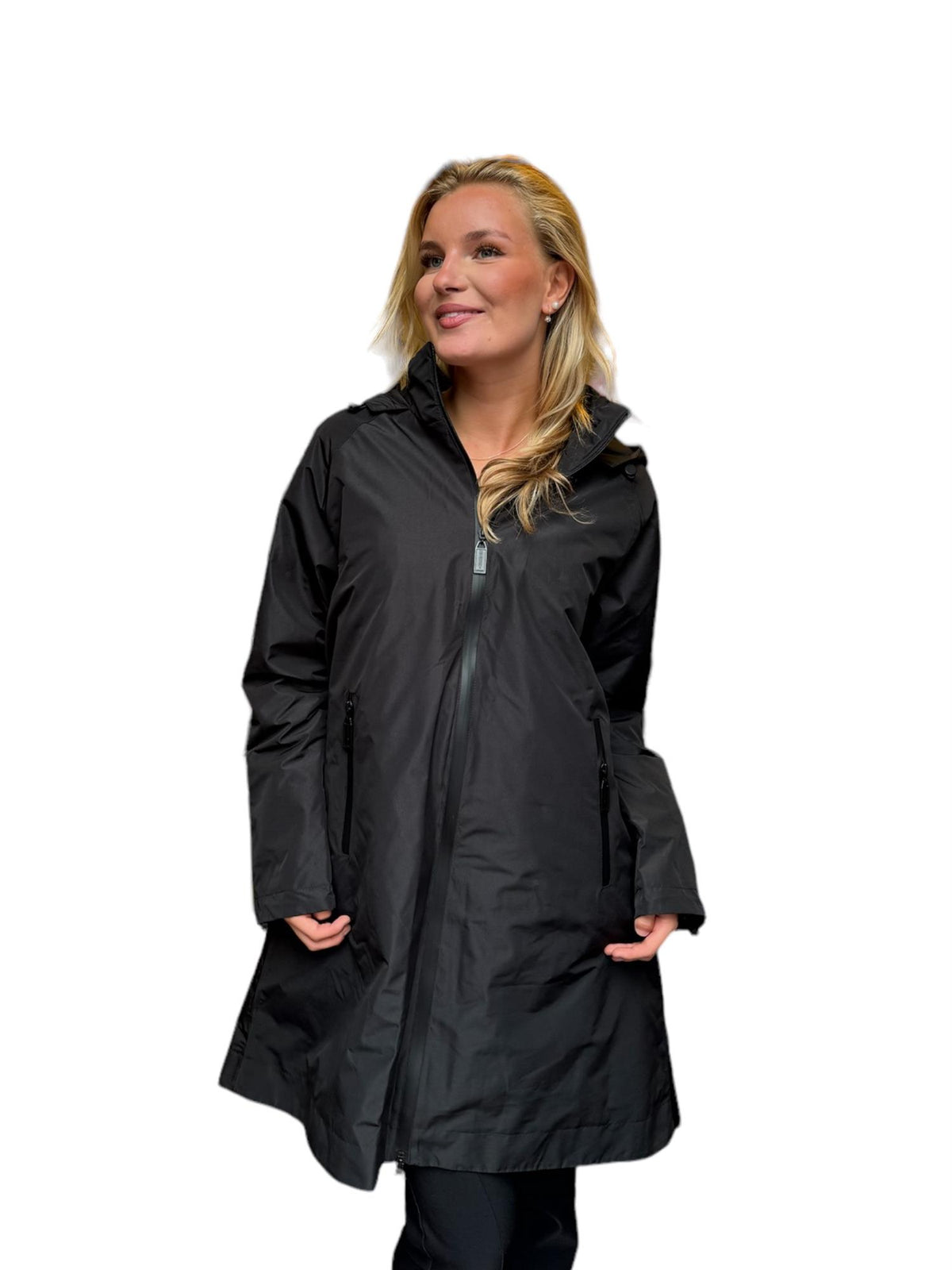 A-shape raincoat Black