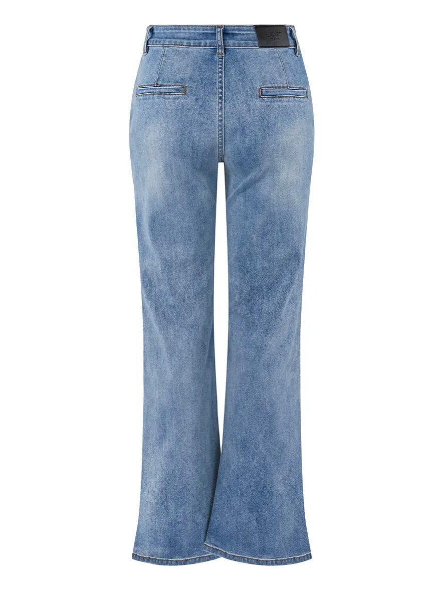 Detailed denim trouser Light Jeans Blue