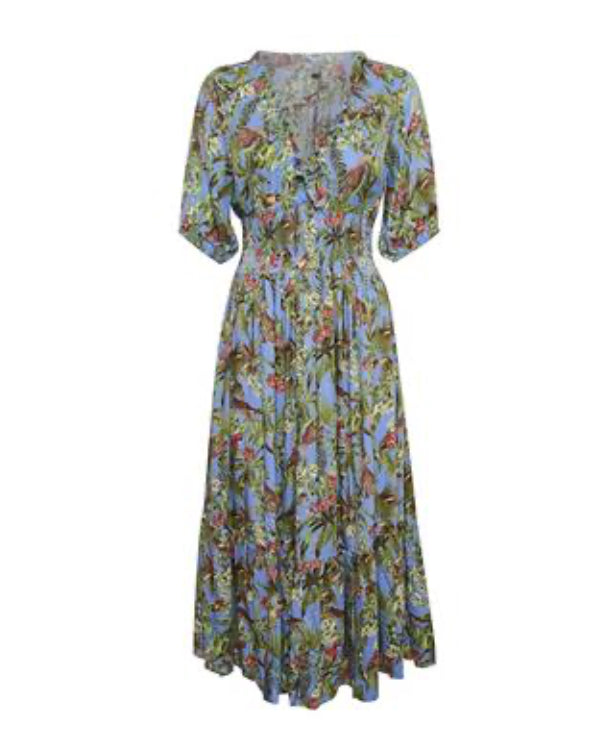 Tenna smock dress Ultramarine