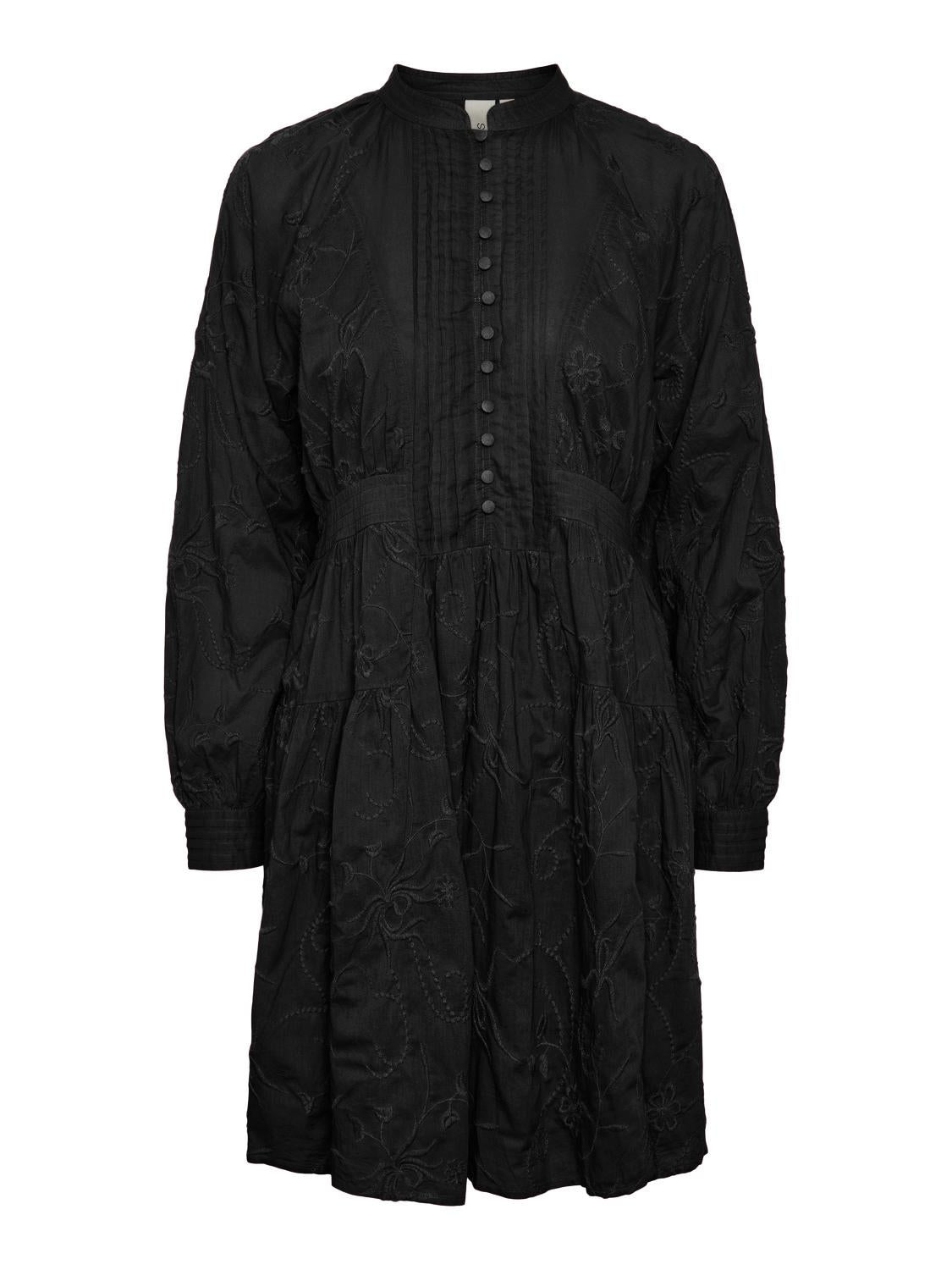 Gia ls dress Black/Black Embr