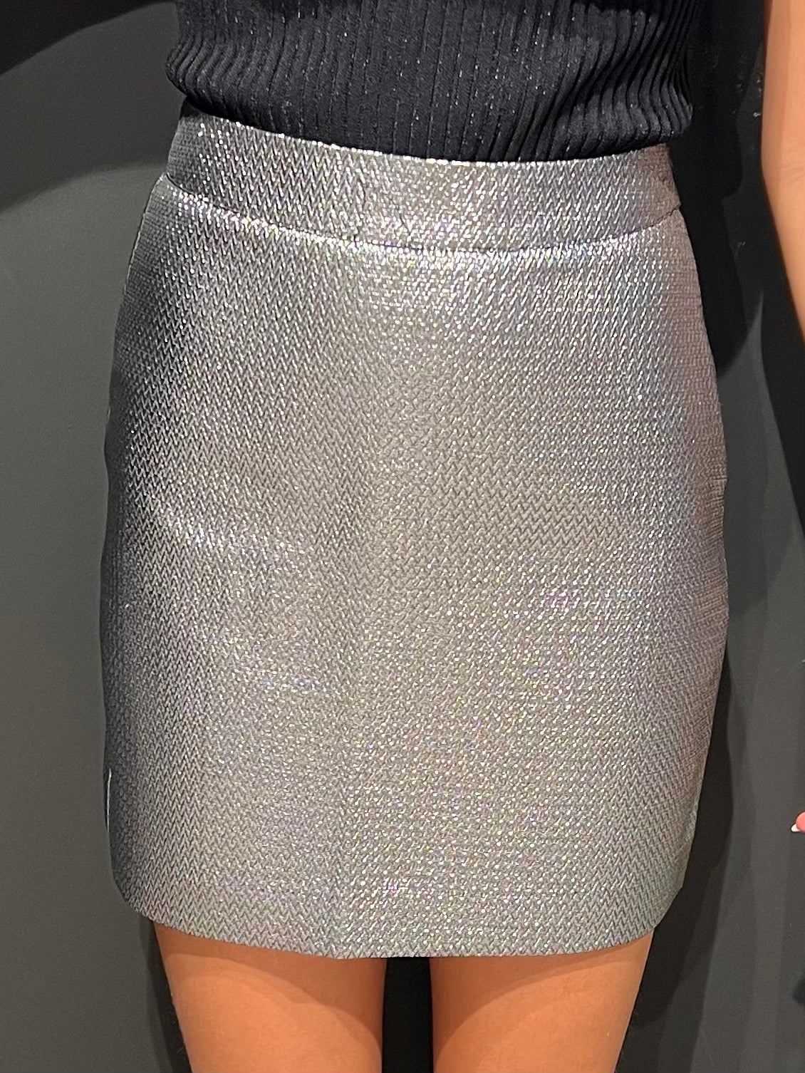 Yassilvi hw short skirt Silver