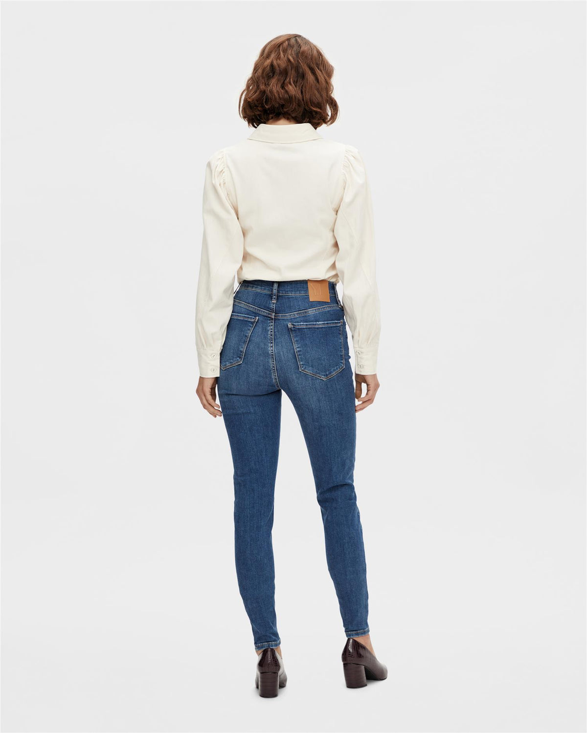 YASAYO HW SKINNY JEANS MB- NOOS Medium Blue Denim