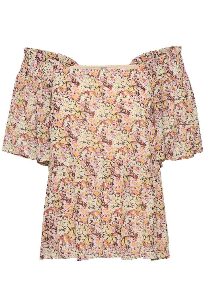 Cutess blouse Pink Flower