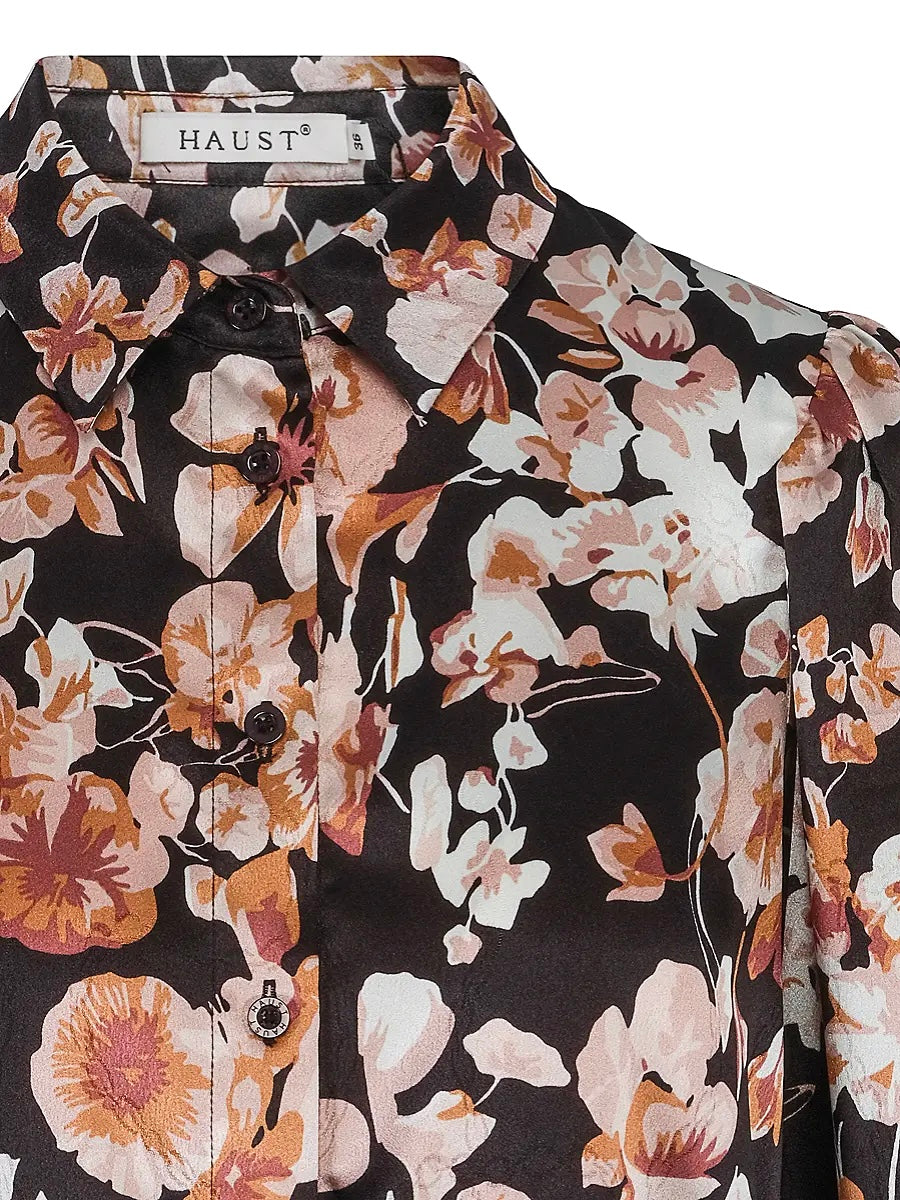 Favorite Blouse Sort-Blomstrete Black/Flower