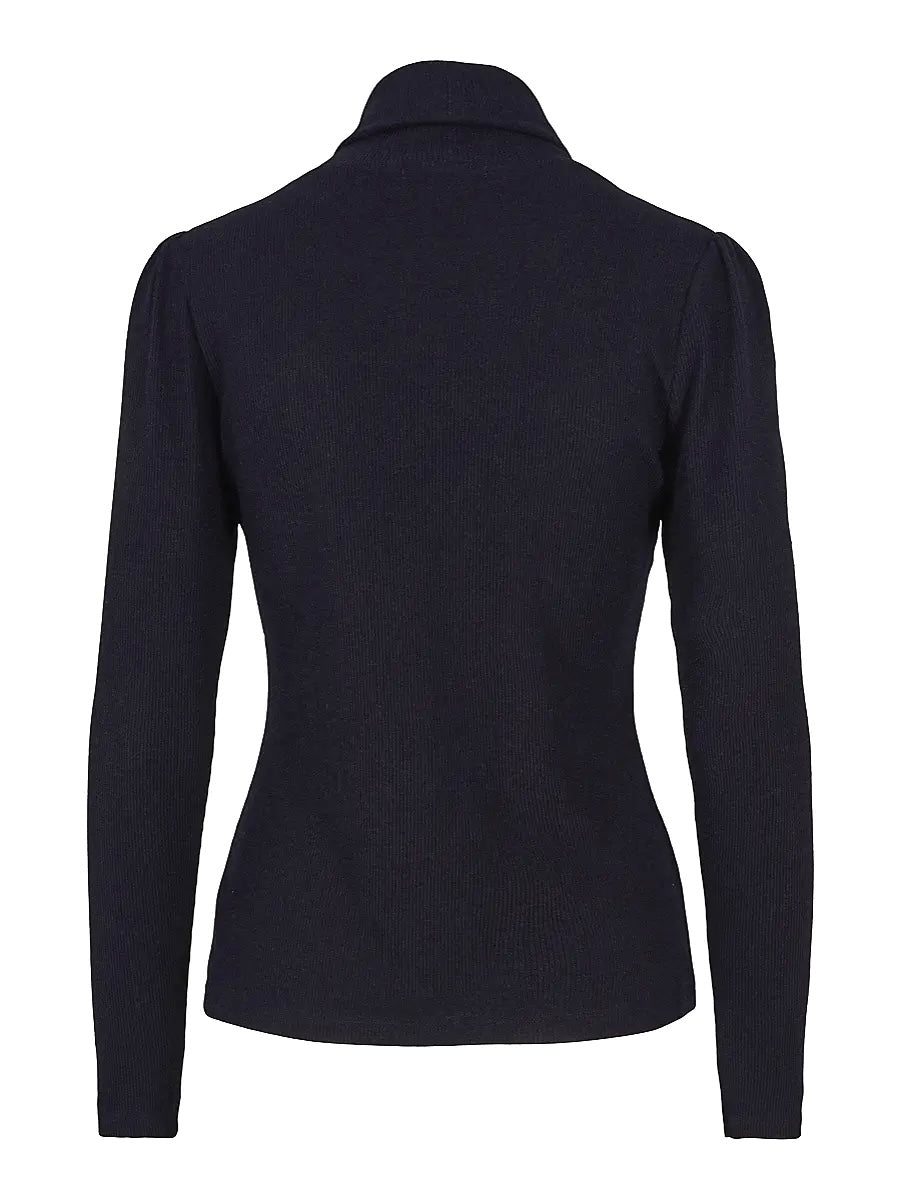 Rib Rollneck Navy