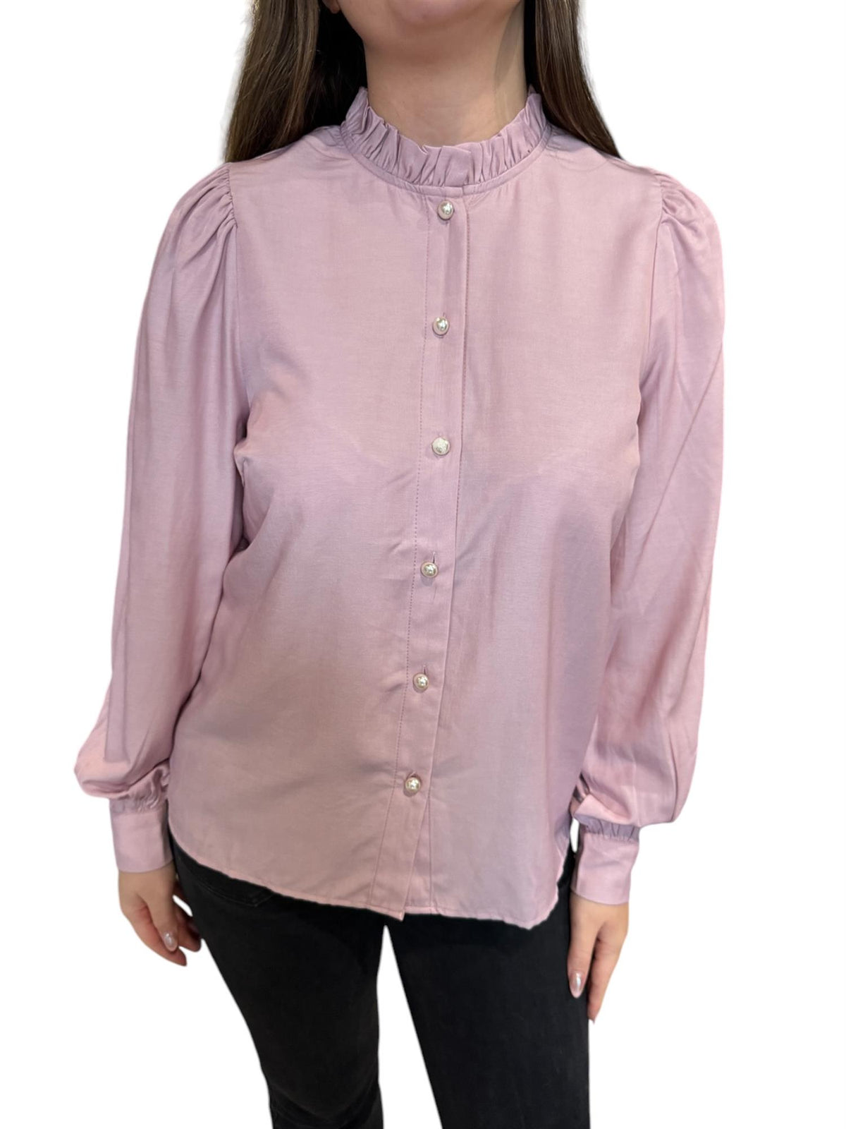 Cubelva olly shirt Pale Mauve/Melange