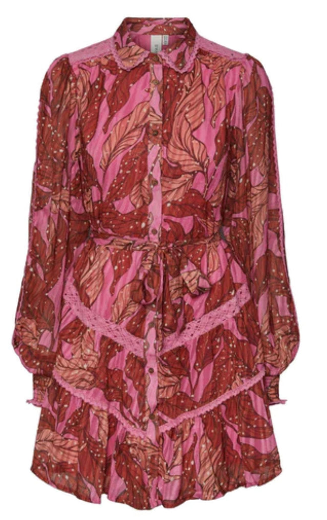 Acacia lurex dress s Aurora Pink/Acacia Pri