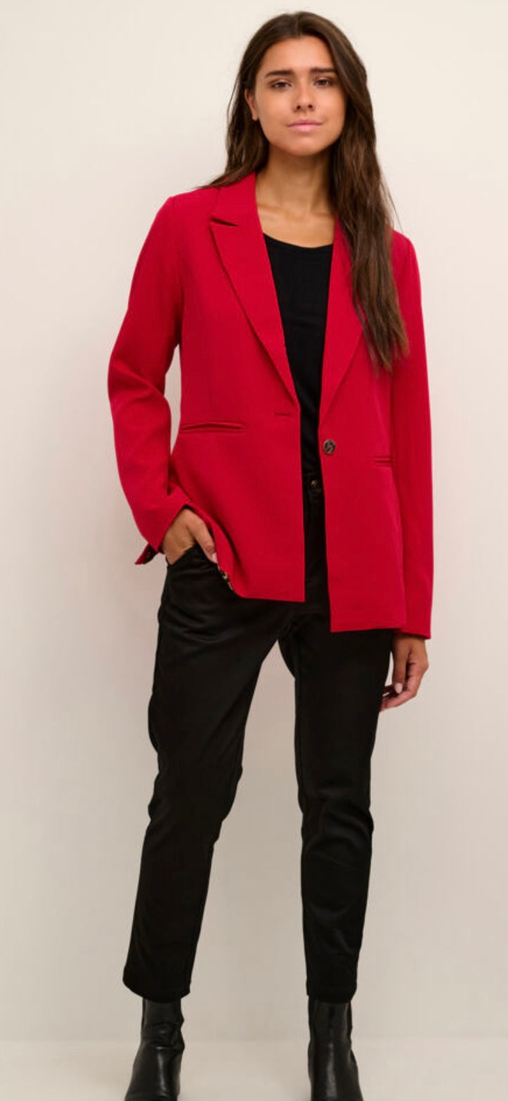 Cucenette fitted blazer Chinese Red