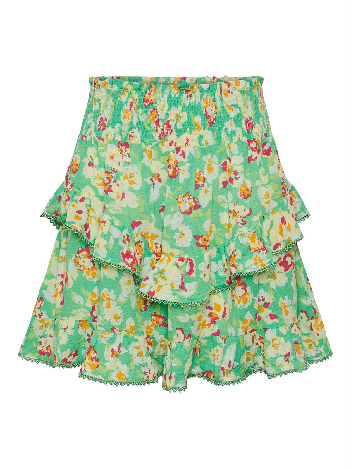 Suria hw skirt s Poison Green/Uria Print